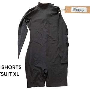 SKIMS SHORTS BODYSUIT BLACK ONYX SIZE XL NWT